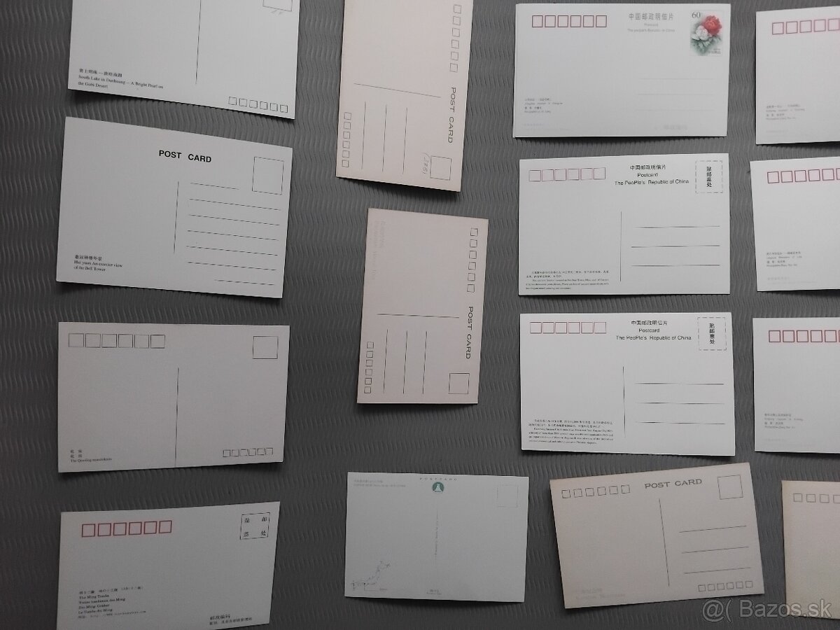 Pohľadnice Čína, Japonsko - 5