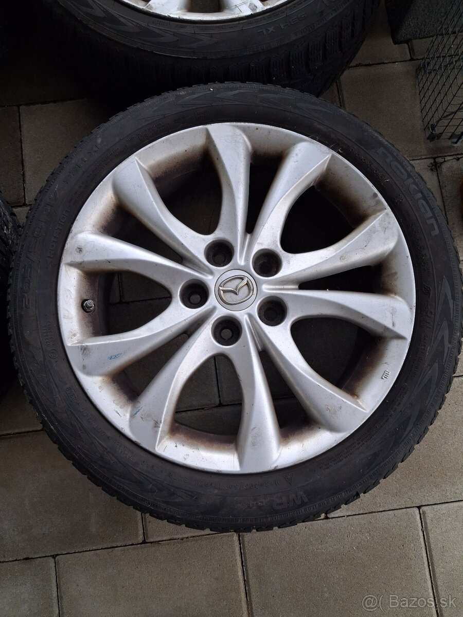 Predam hliníkové kolesá R17 original mazda - 5