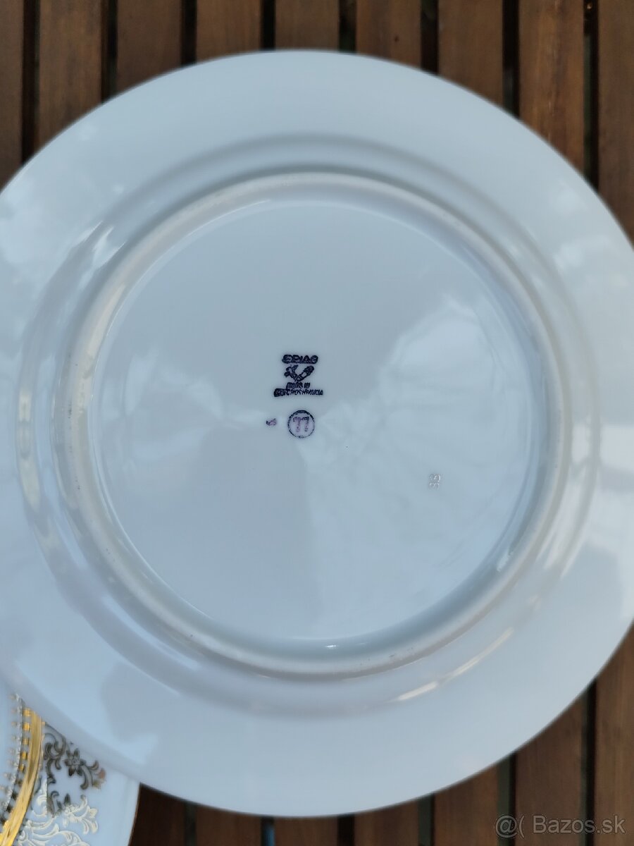 Starý porcelánový tanier - 5