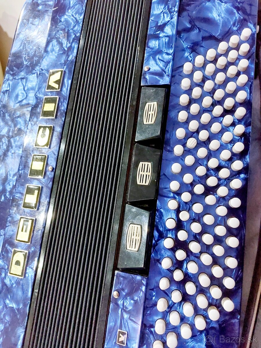 Delicia Melodia V 96 basový akordeón harmonika - 5