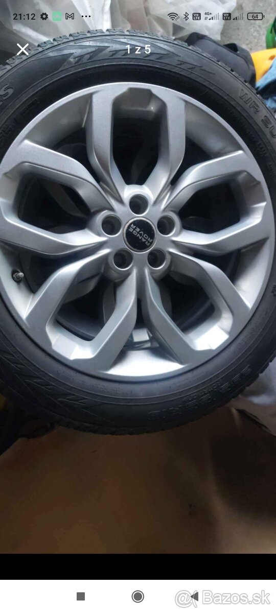 Predám alu disky Rang Rover Evoque