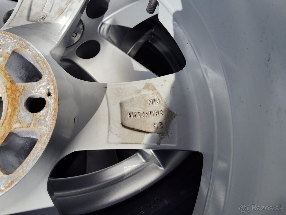 Zimná sada hliníkové disky 5x112 + pneumatiky 215/60R17 - 5