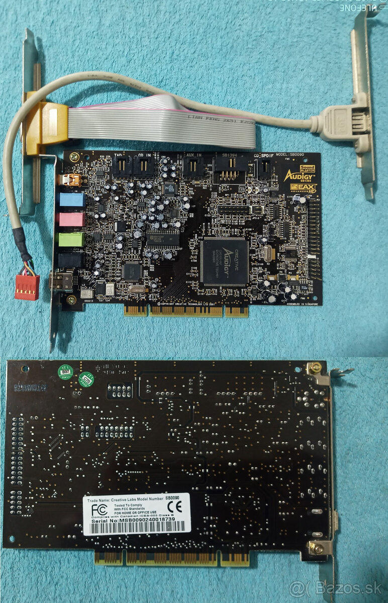 Staršie testované PCI zvukové karty - 5