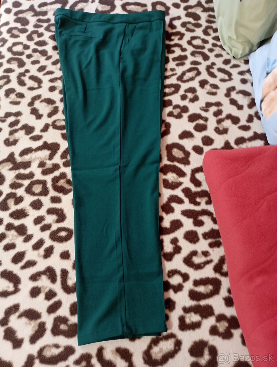 Tmavozelené nohavice Esmara - 5