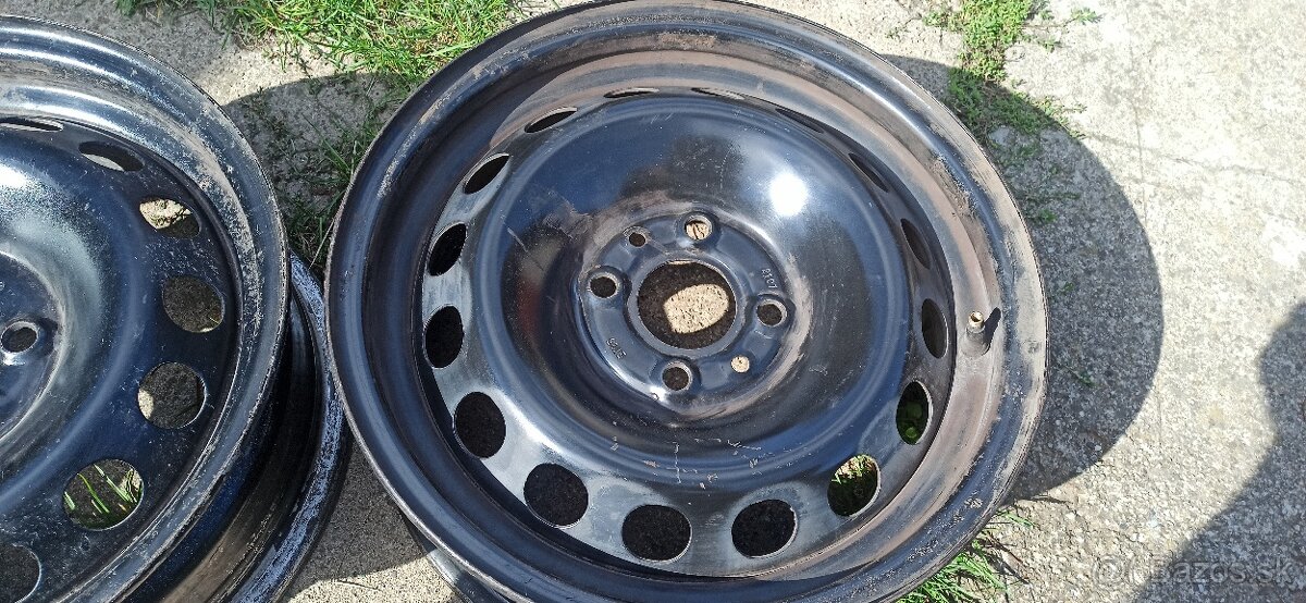Predám plechové disky 4x98 R14 - 5