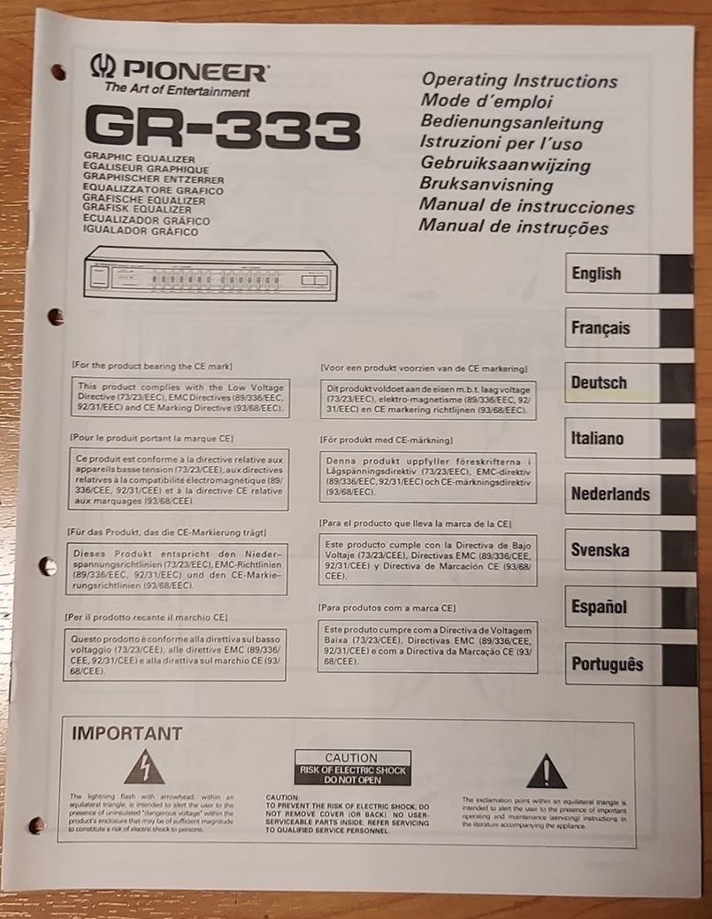 Predám equalizér a timer Pioneer - 5