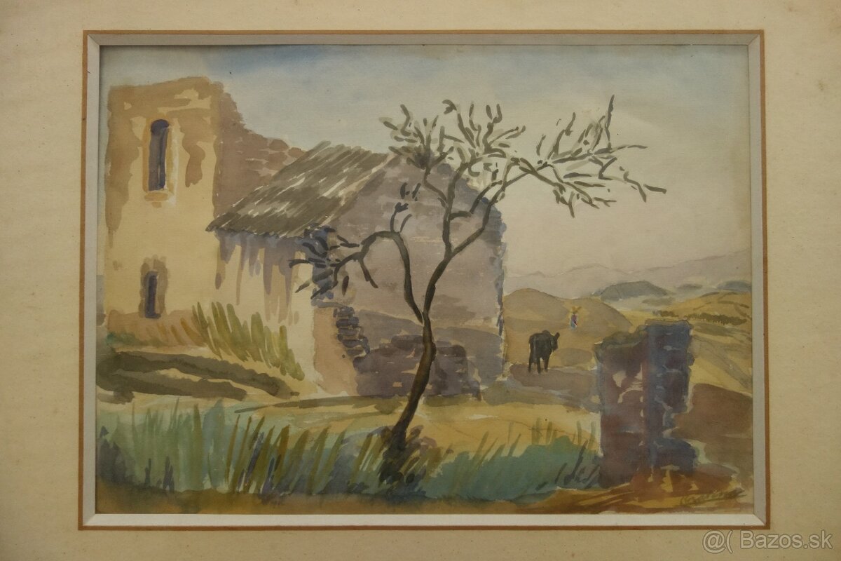 Obraz - Akvarel v ráme - 5