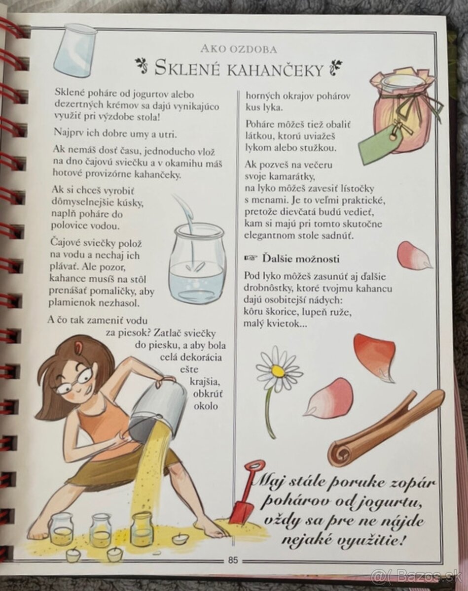 Kniha pre dievčatá Recepty a rady Tipy a triky - Célia Galla - 5