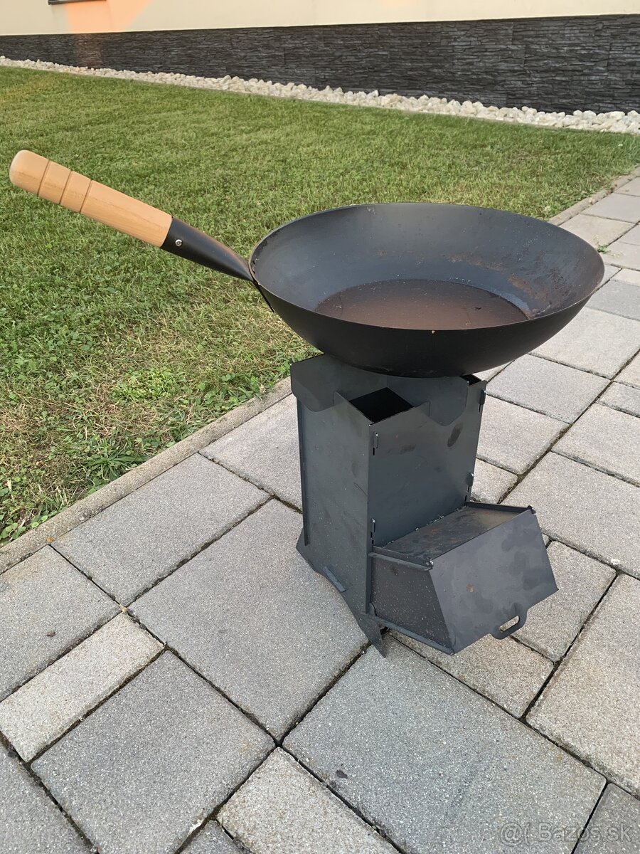 Skladacia turbo raketová pec na záhradu - 5