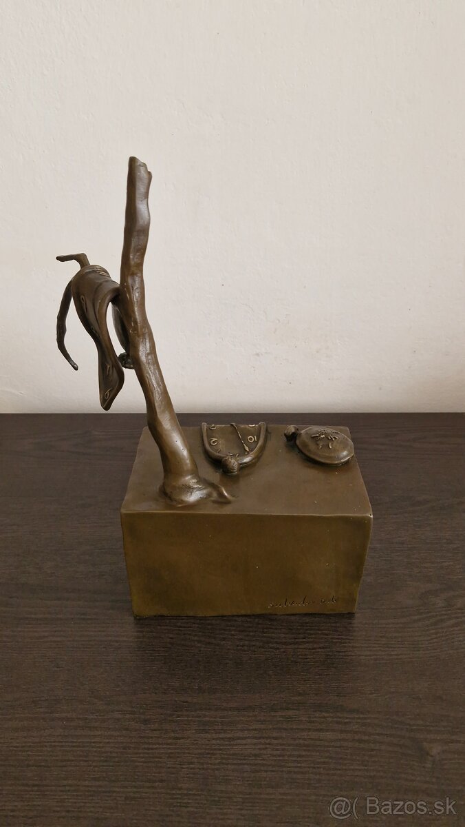 Salvador Dali - Tekoucí hodiny 2 - bronz - 5