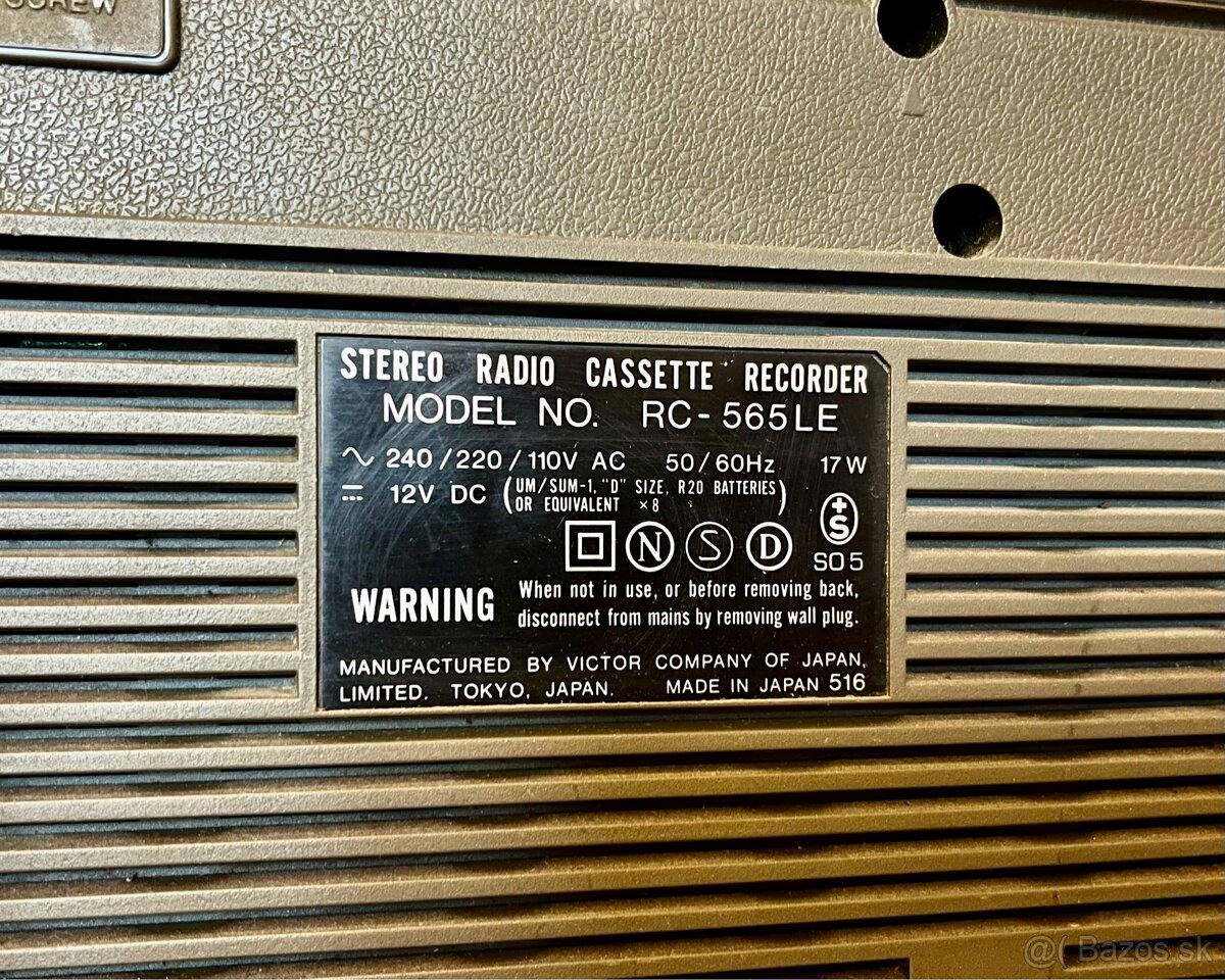 JVC RC-565LE, 1982 Japan - 5