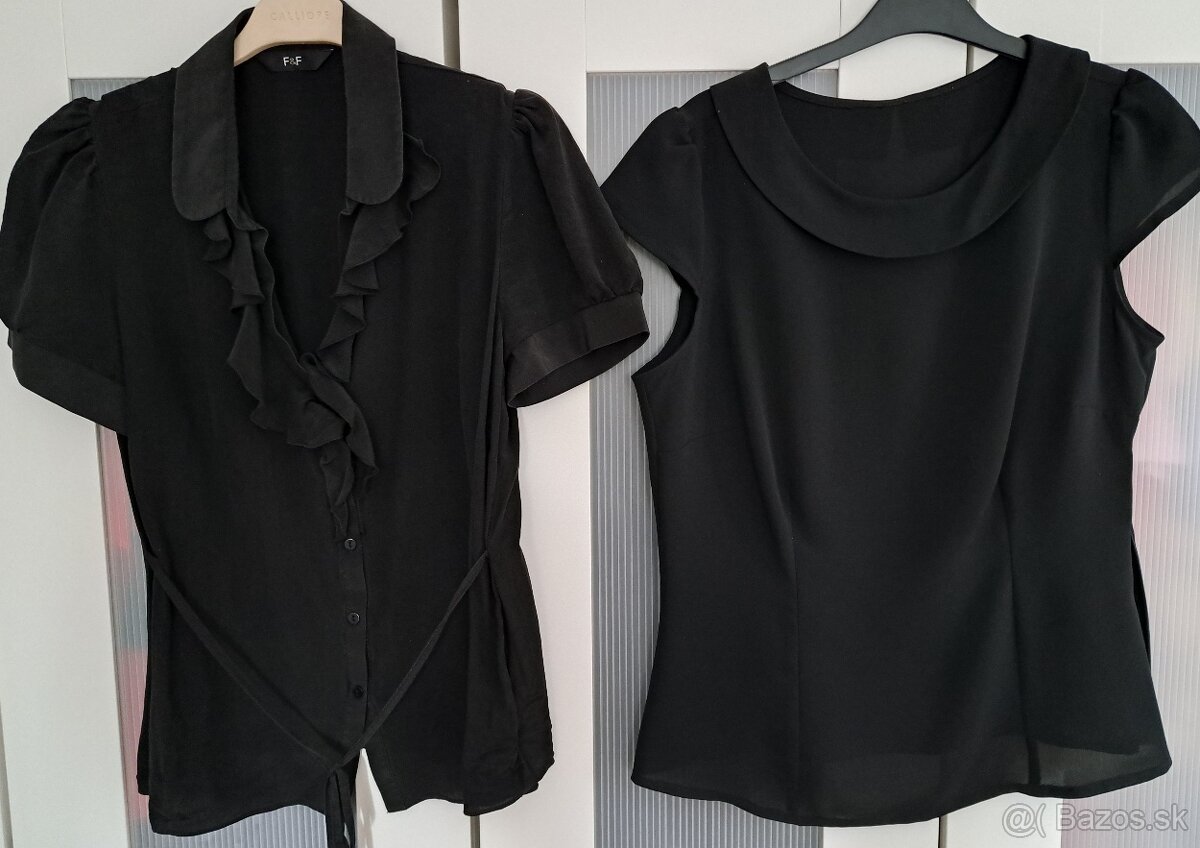 Bluzky velkost 38 a 40, - 5