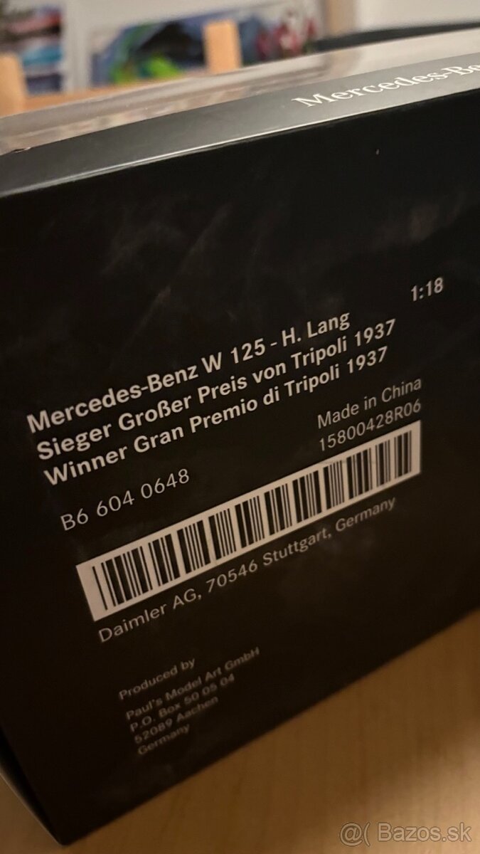 Model 1:18 - Mercedes Benz W 125 - 5