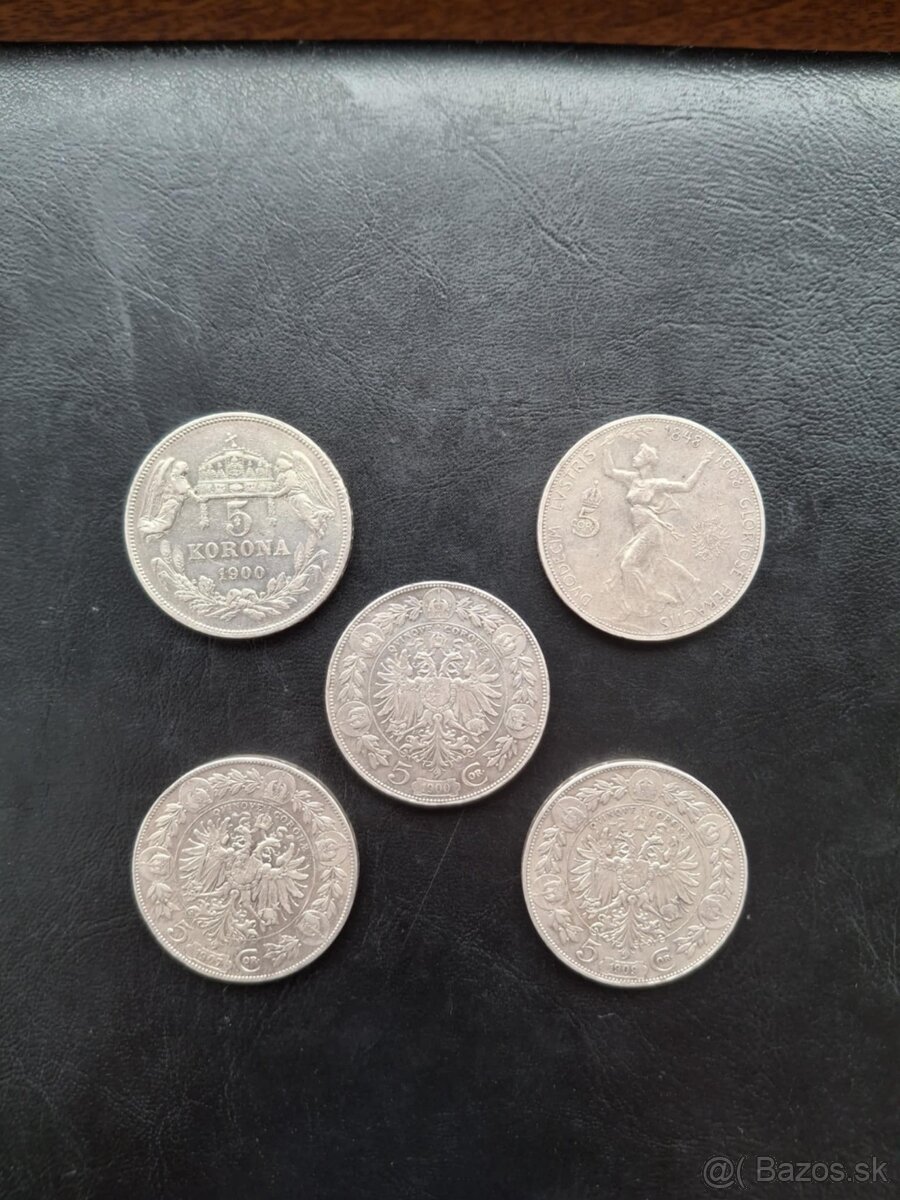 Strieborné mince RU a Rakúsko - 5