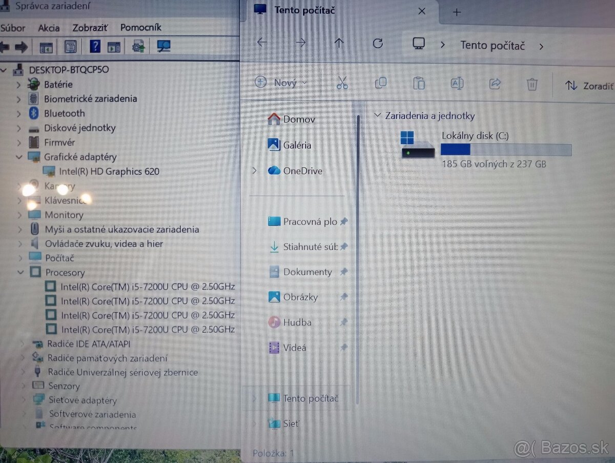 predám Hp 840 G4 , Intel core i5, 16gb ram ,dotykový displej - 5