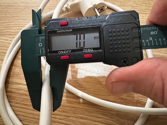 3 x Flexo šnúra PVC 3× 1,5mm2, 2,5m, biela - 5