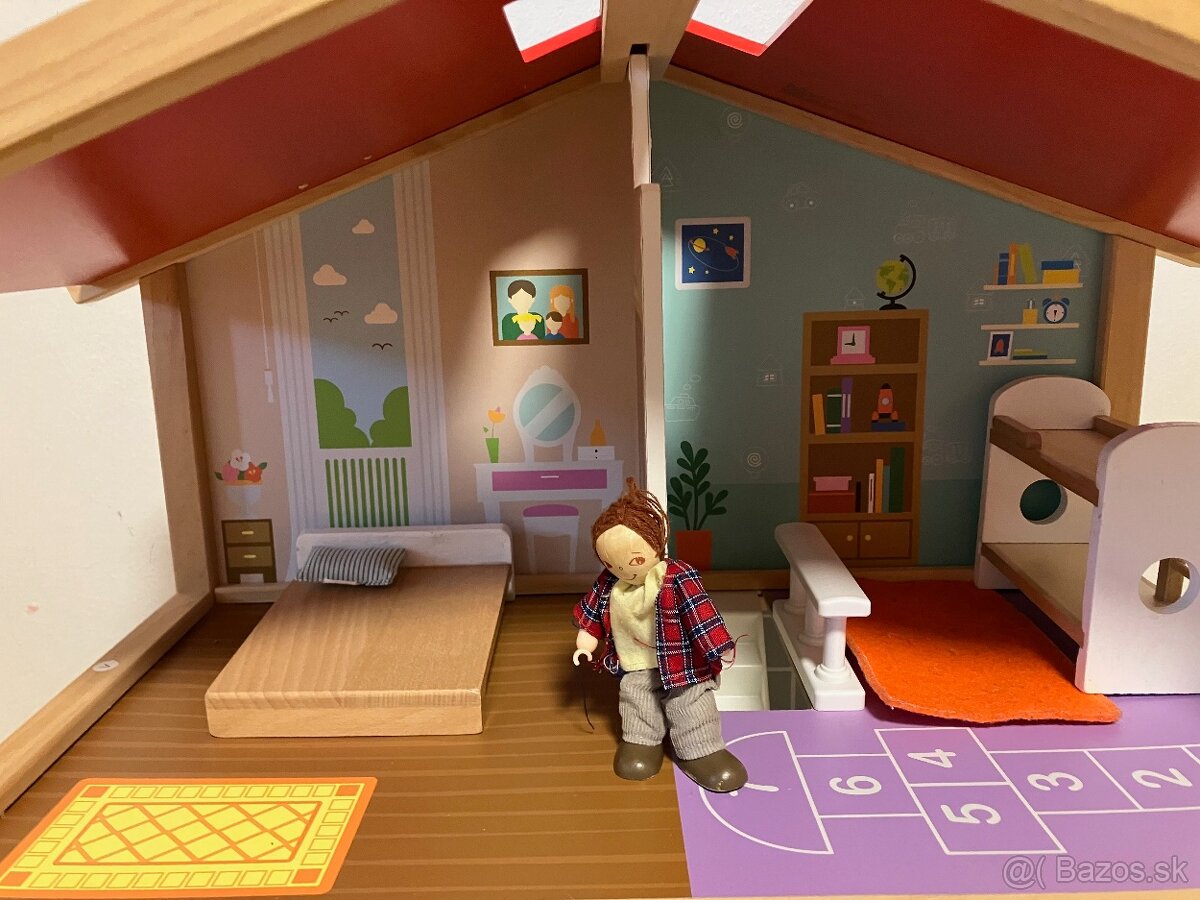 Predám detský drevený domček HAPE - 5