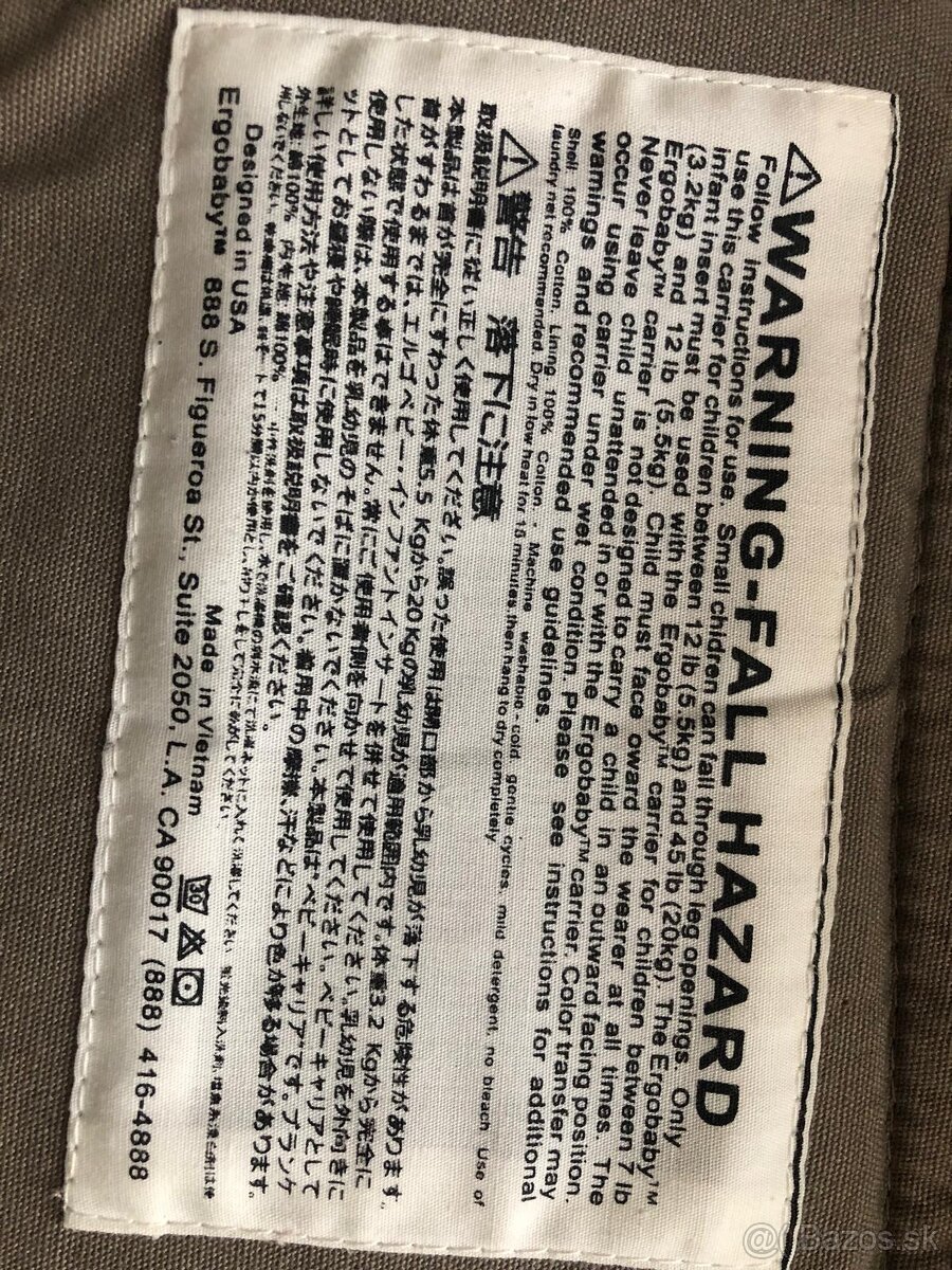 Ergobaby nosič pre bábätko - 5