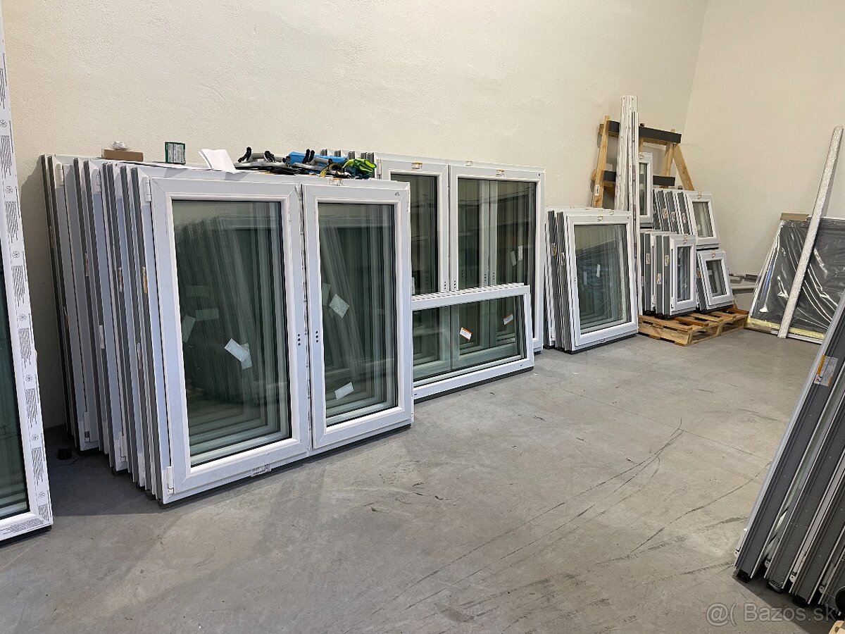 Plastové okná,biele,nové - 5