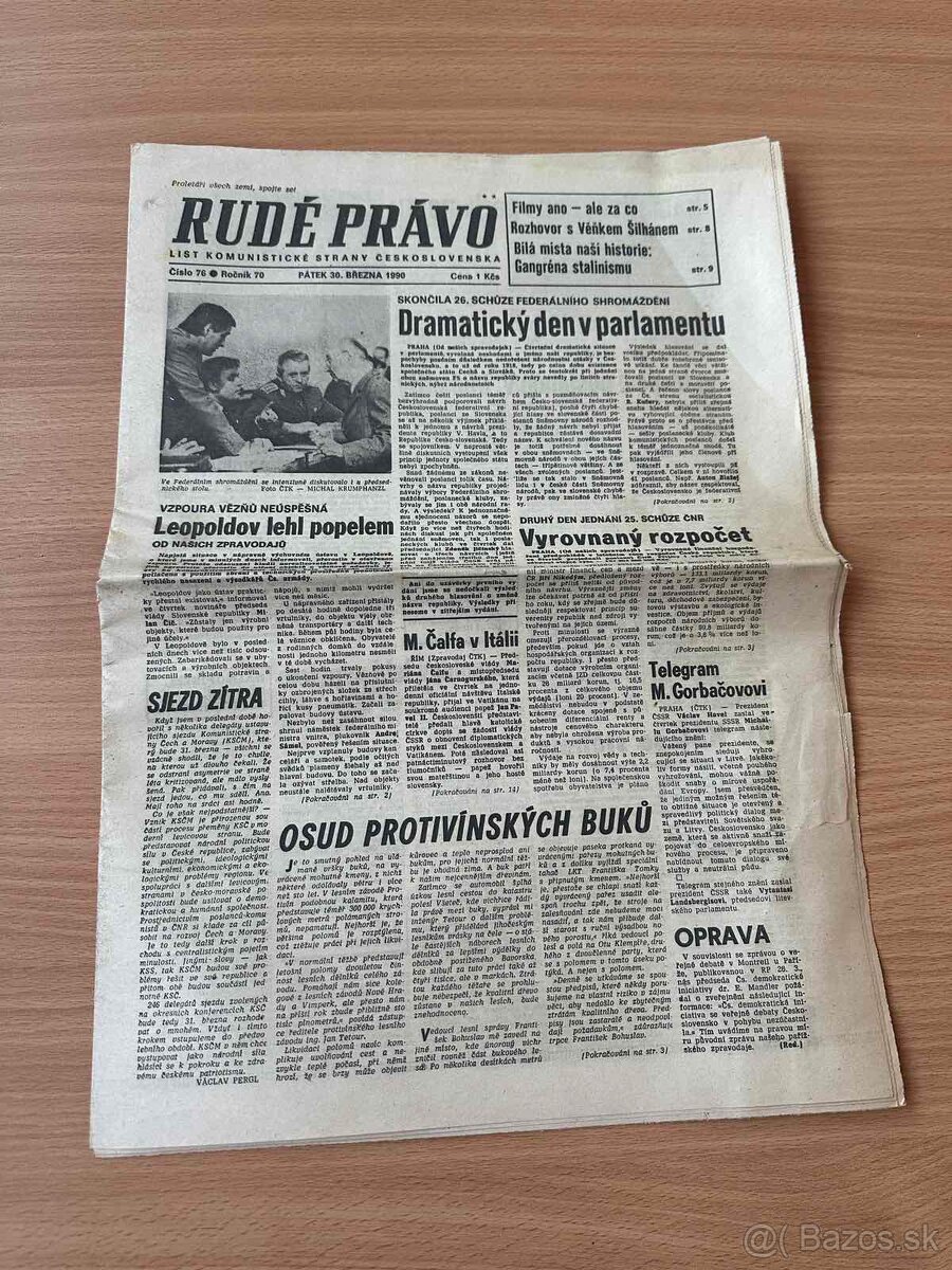 Staré retro noviny - 5