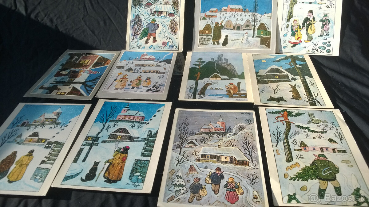 Josef Lada -staré pohľadnice - 5