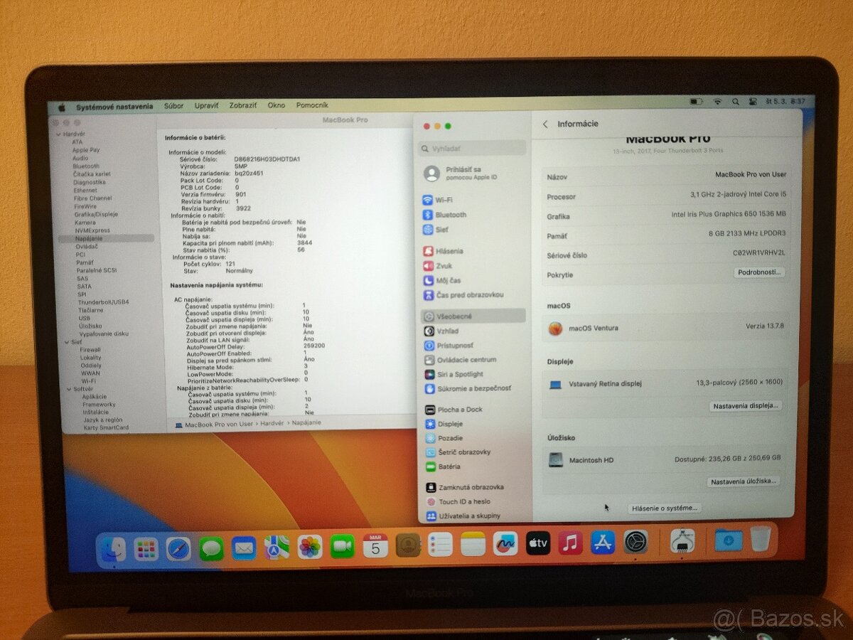 MacBook Pro 2017 13 | Core i5 • 8GB • SSD - 5