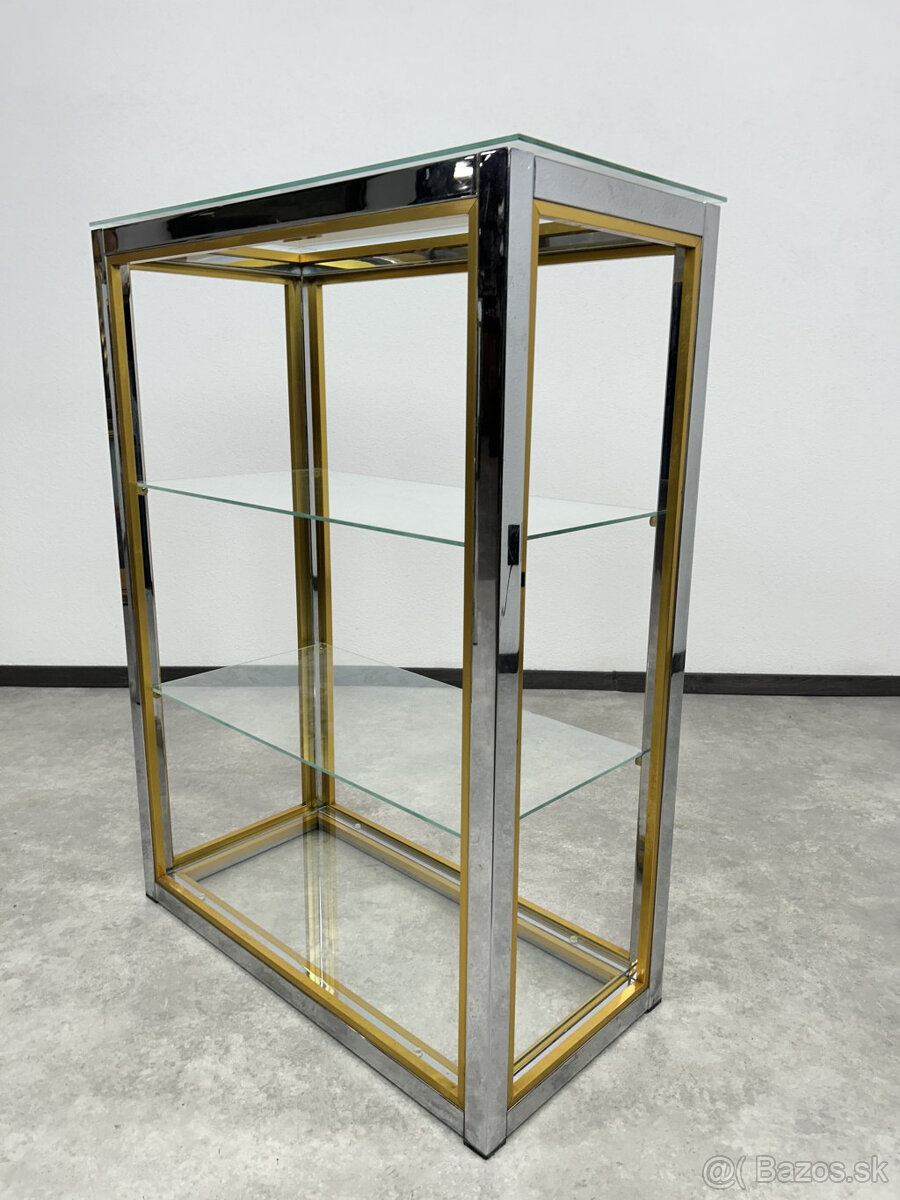 Luxusné dizajnové - poličky chrom - 5