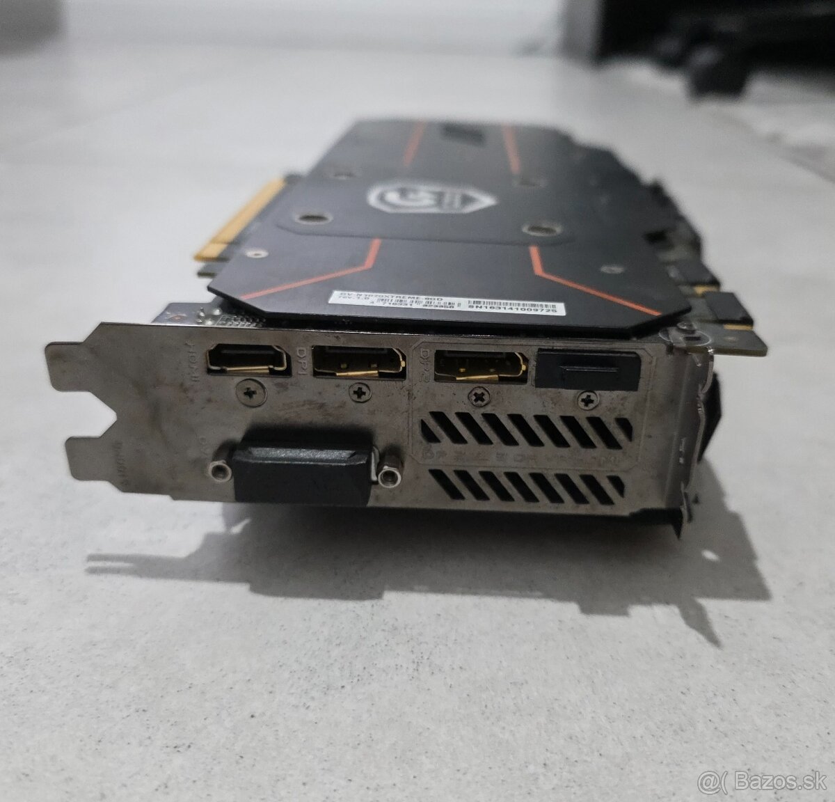 Predám hernú grafickú kartu GIGABYTE GeForce GTX 1070 Xtreme - 5