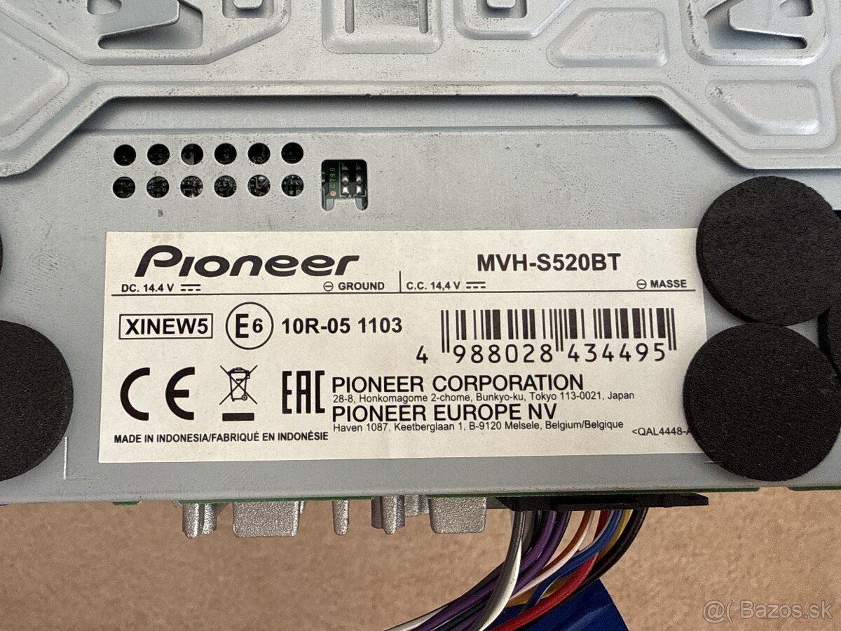 Autorádio s bluetooth PIONEER MVH-S520BT - 5