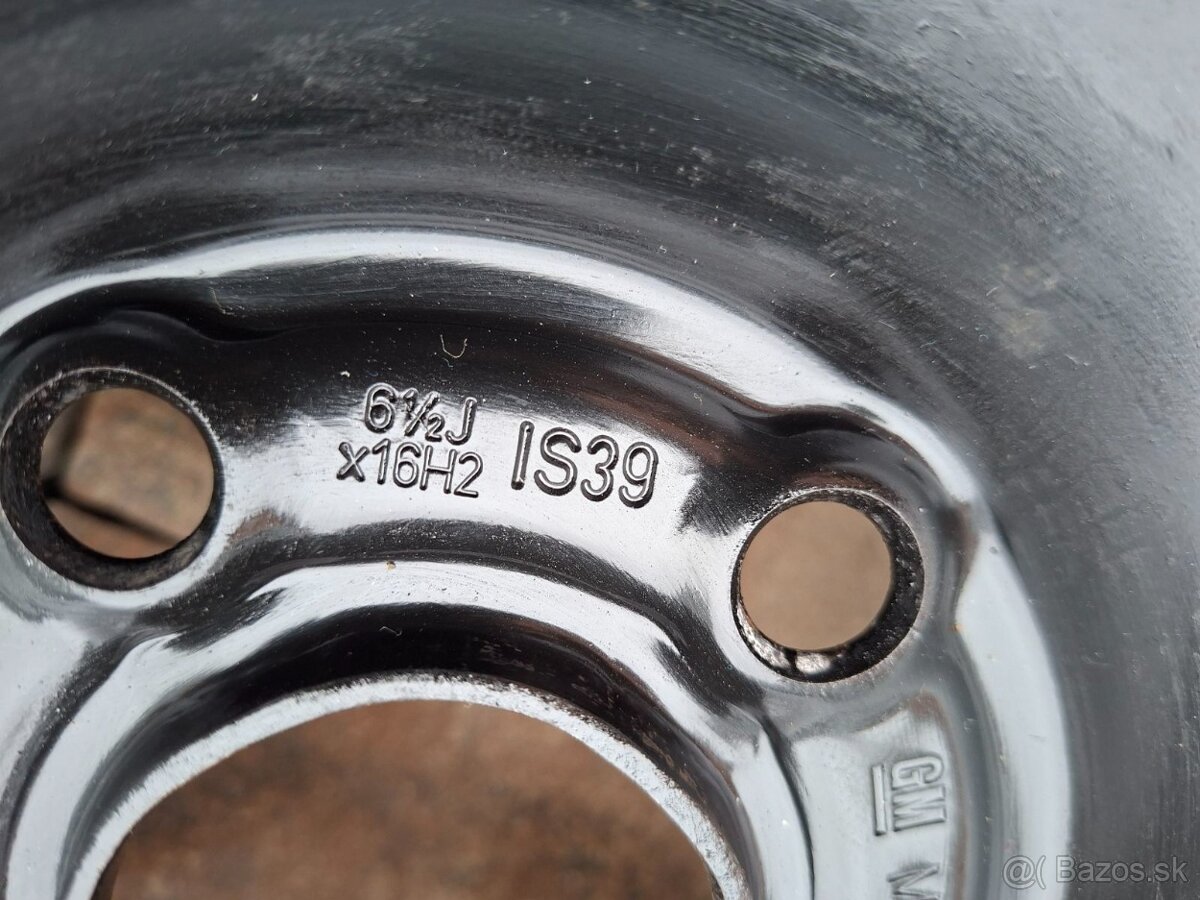 Plechové disky Opel/Chevrolet R16, 5x105 - 5