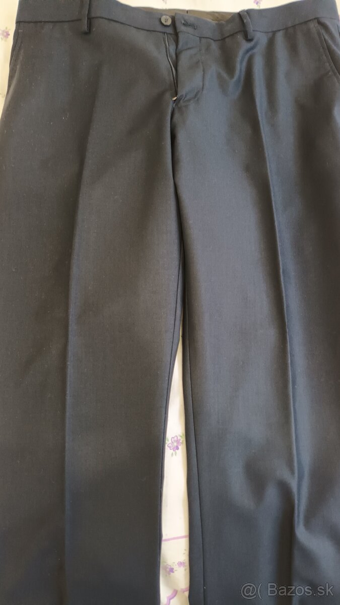 Pánsky oblek+biela košeľa - 5