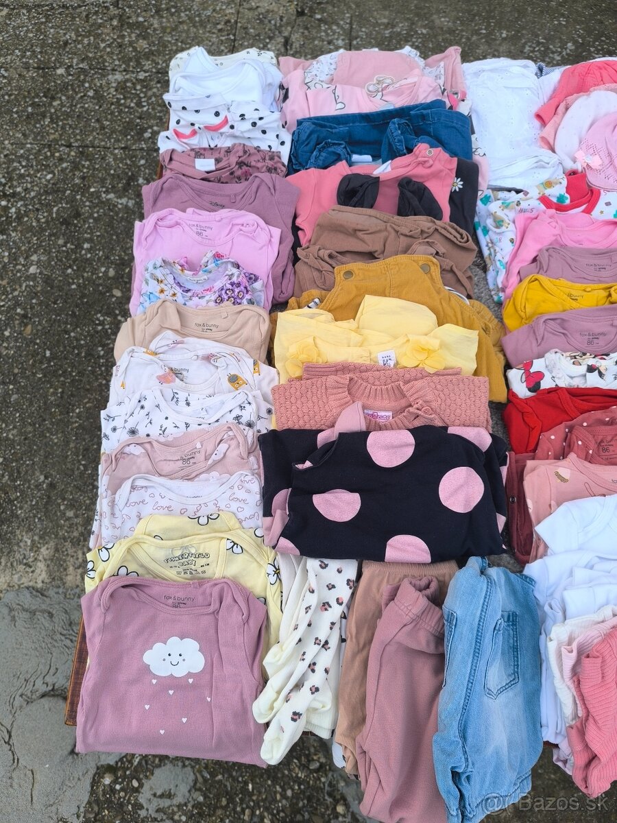 Predám balík oblečenia pre dievčatko 86 - 5