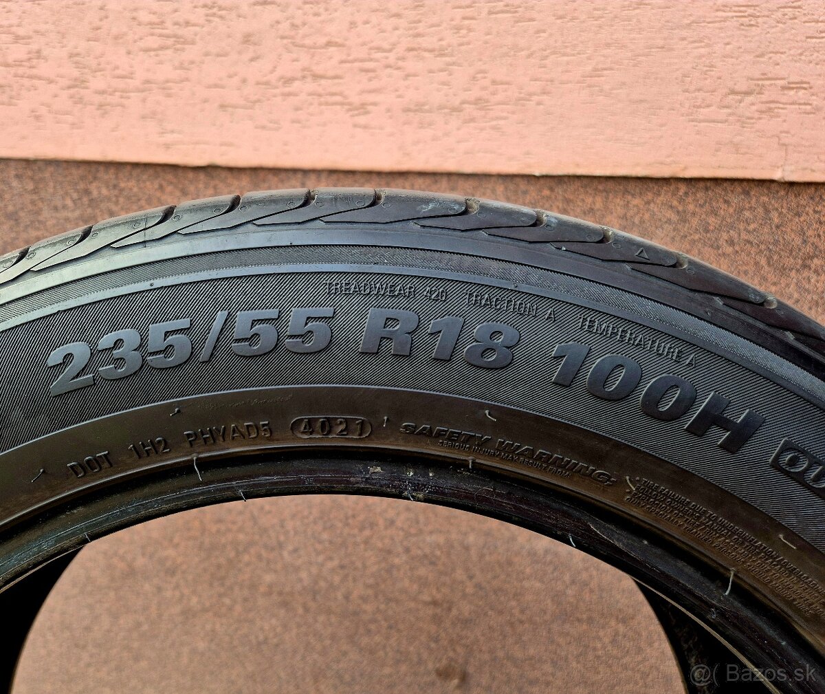 Predám letné pneu KUMHO 235/55 R18 - 5