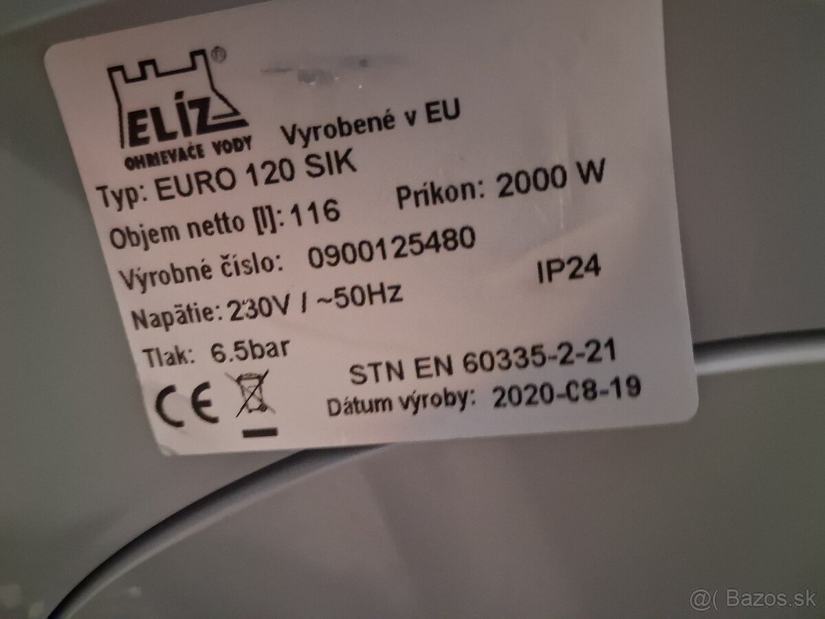 Elektrokotol 9 kw +bojler 120 - 5