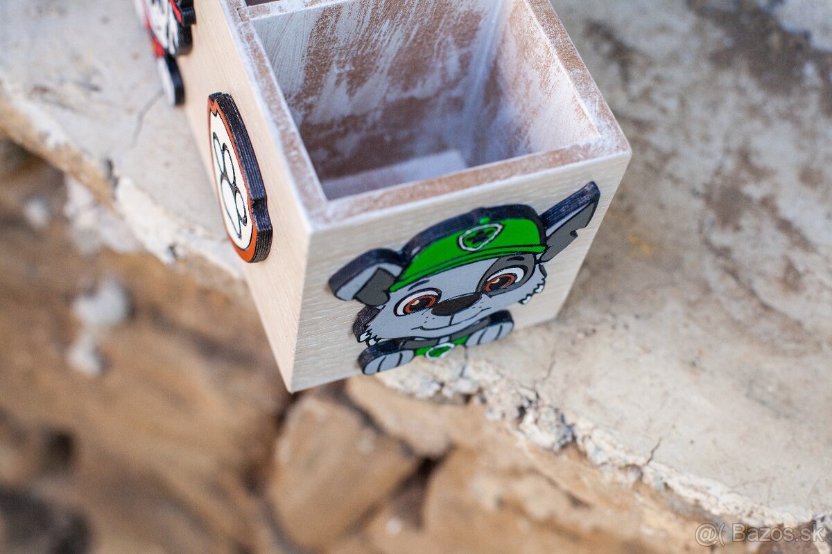 drevený pastelovník lapková patrola - 5