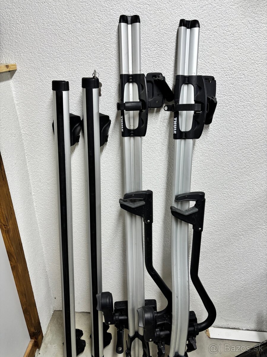 Thule priecniky a 2x stresny nosic na bicykle - 5