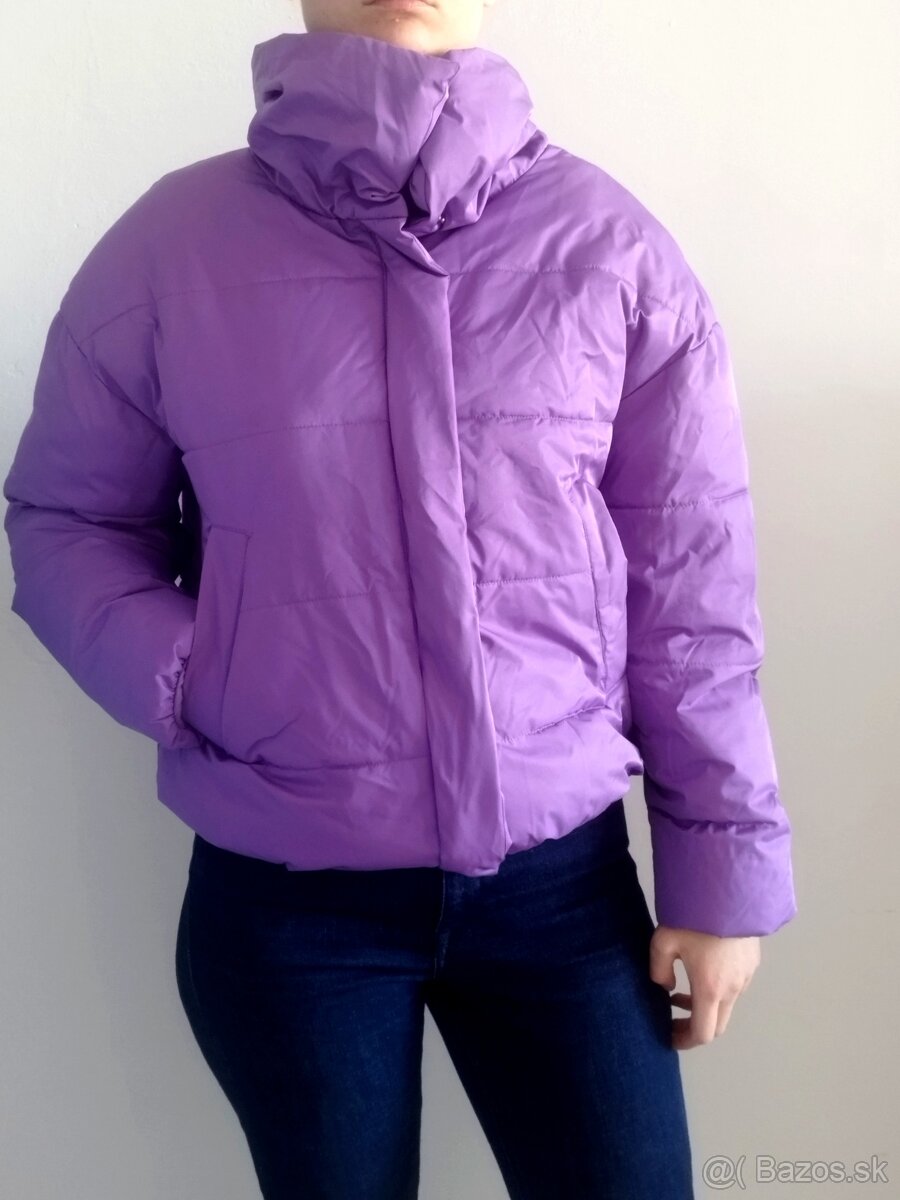 Dámska bunda puffer zn. Cropp. L/40 - 5