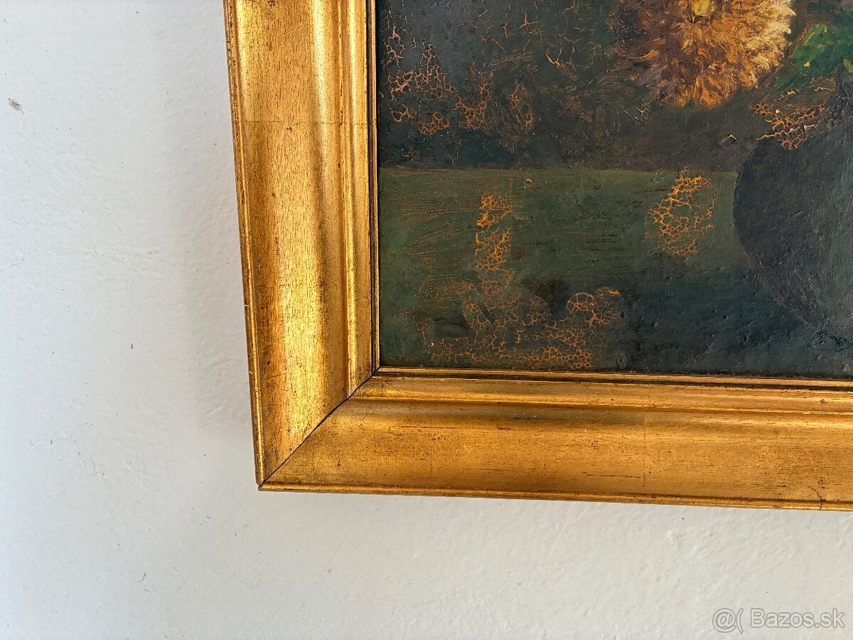 Olejomaľba na doske - 5