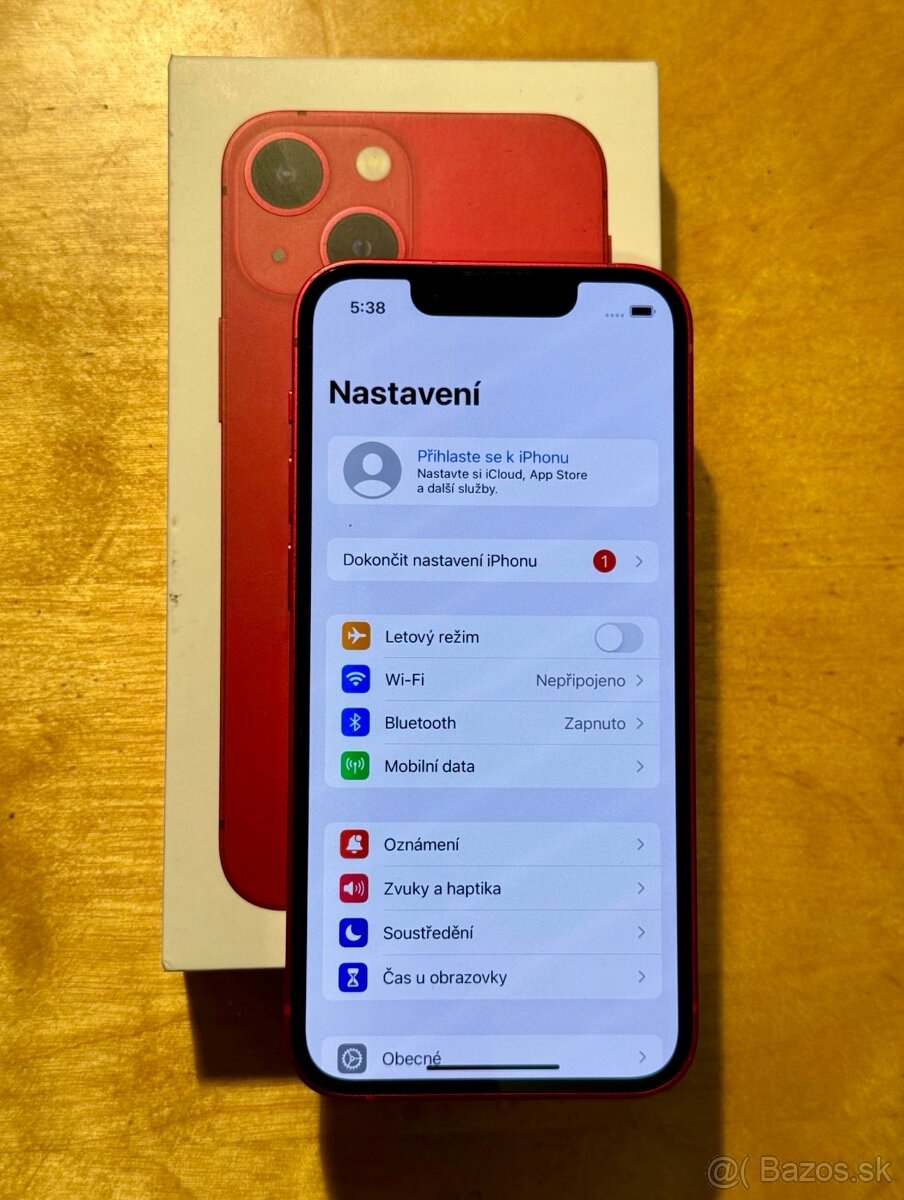 iPhone 13 Red BATERIE 100% TOP - 5