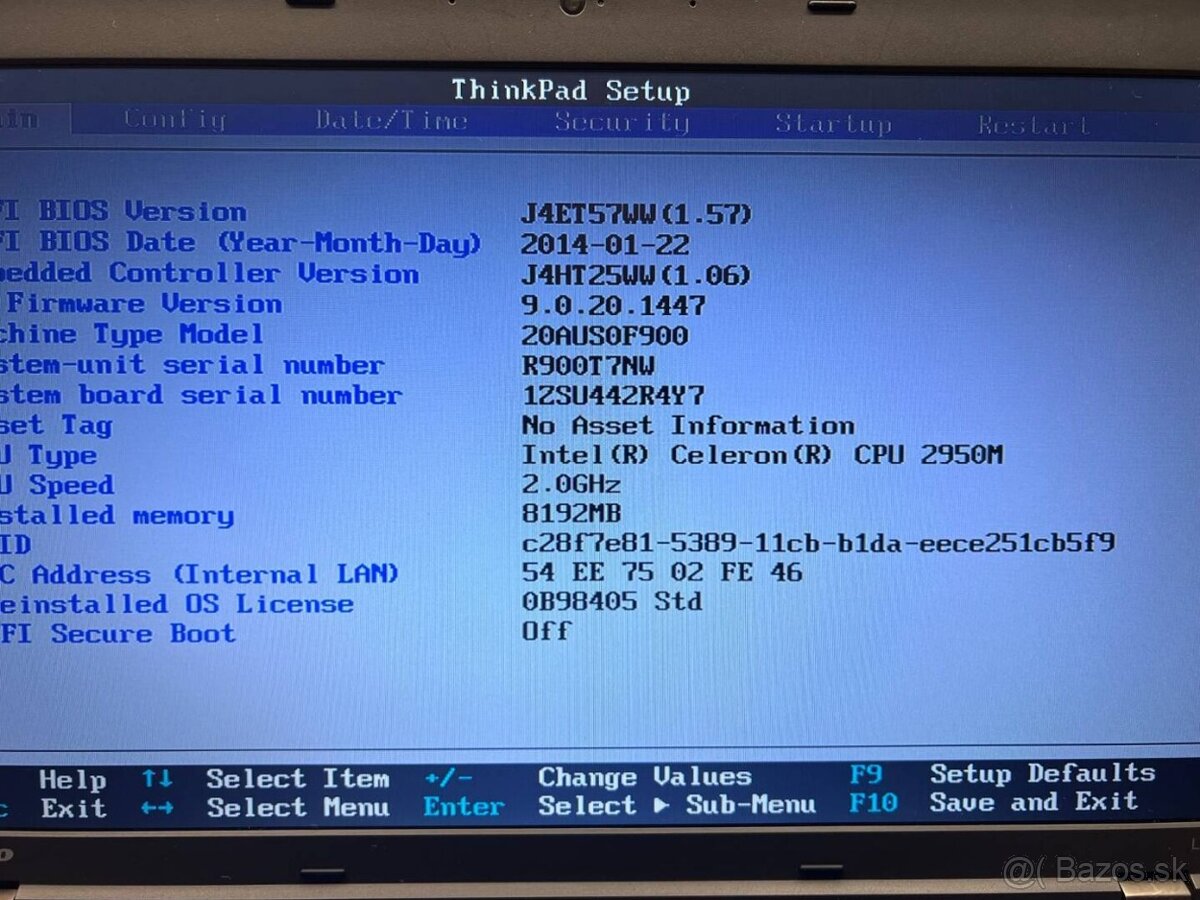 Predám funkčnú matičnú dosku do notebooku LENOVO L540 - 5