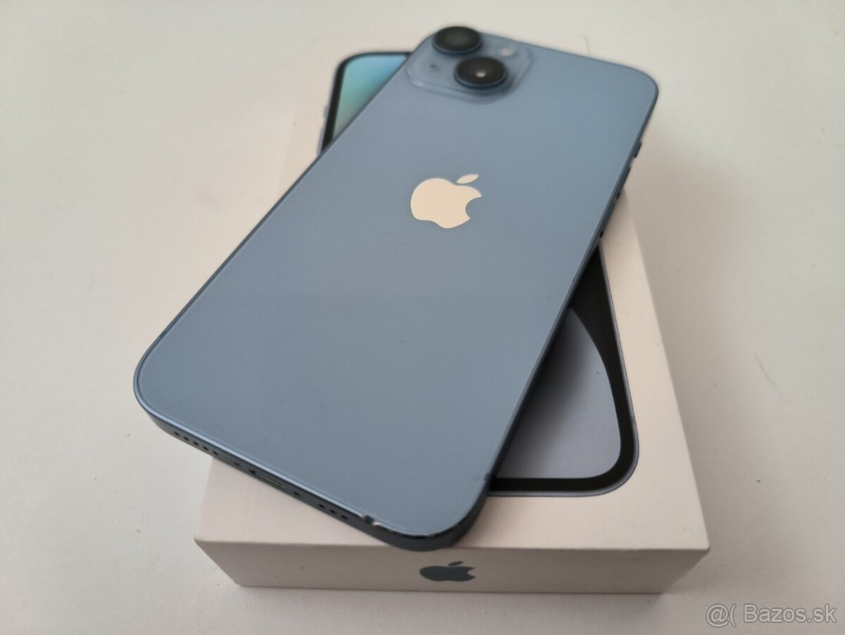 apple iphone 14 128gb Blue 100% Batéria - 5