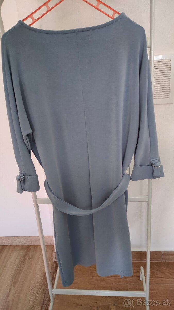 Šaty bledomodré MOHITO S - 5