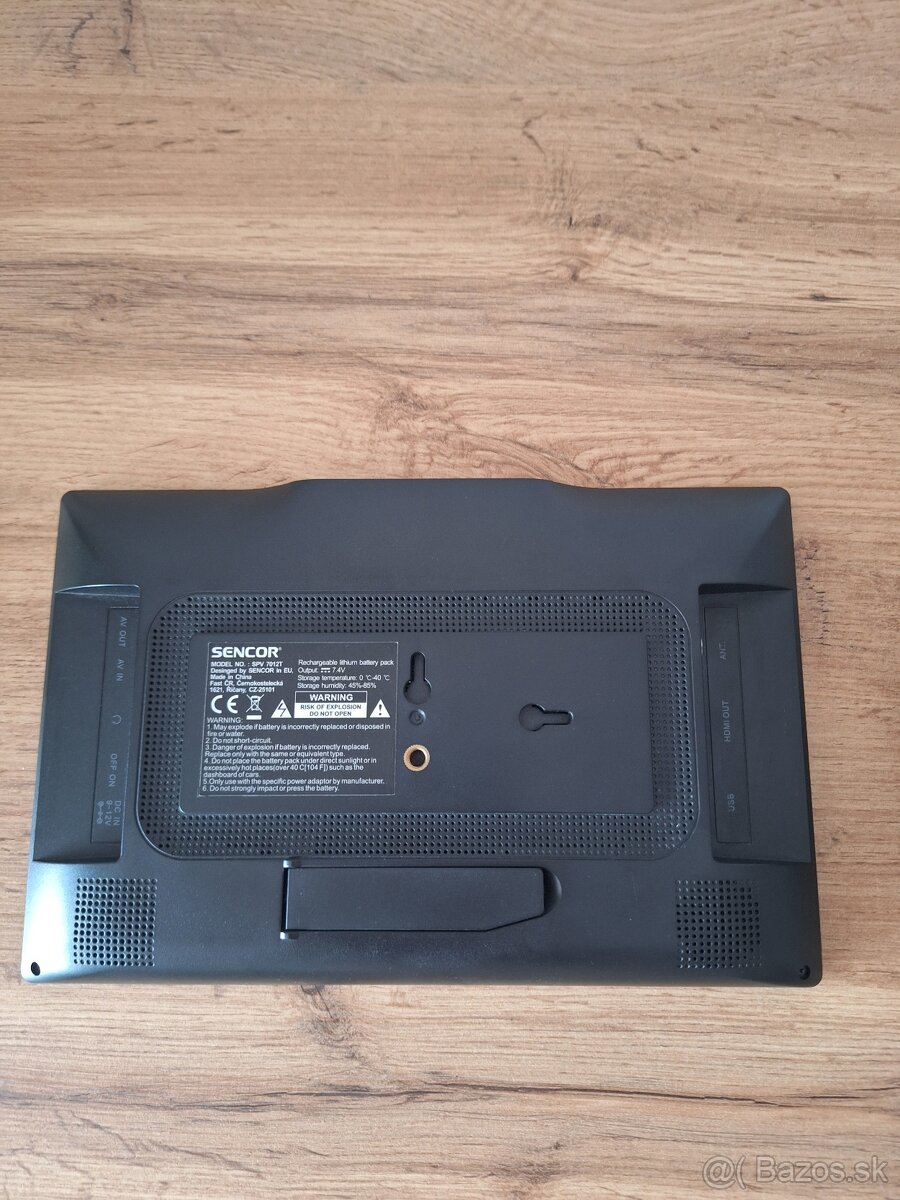 Prenosný 10,1"/26 cm televízor - 5