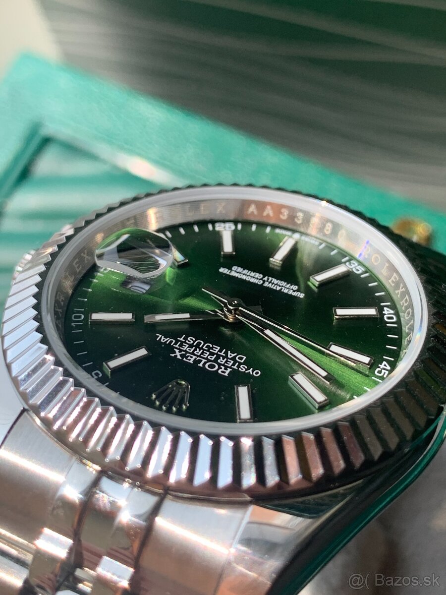 Rolex Datejust Zelené, Nové, 40mm - 5