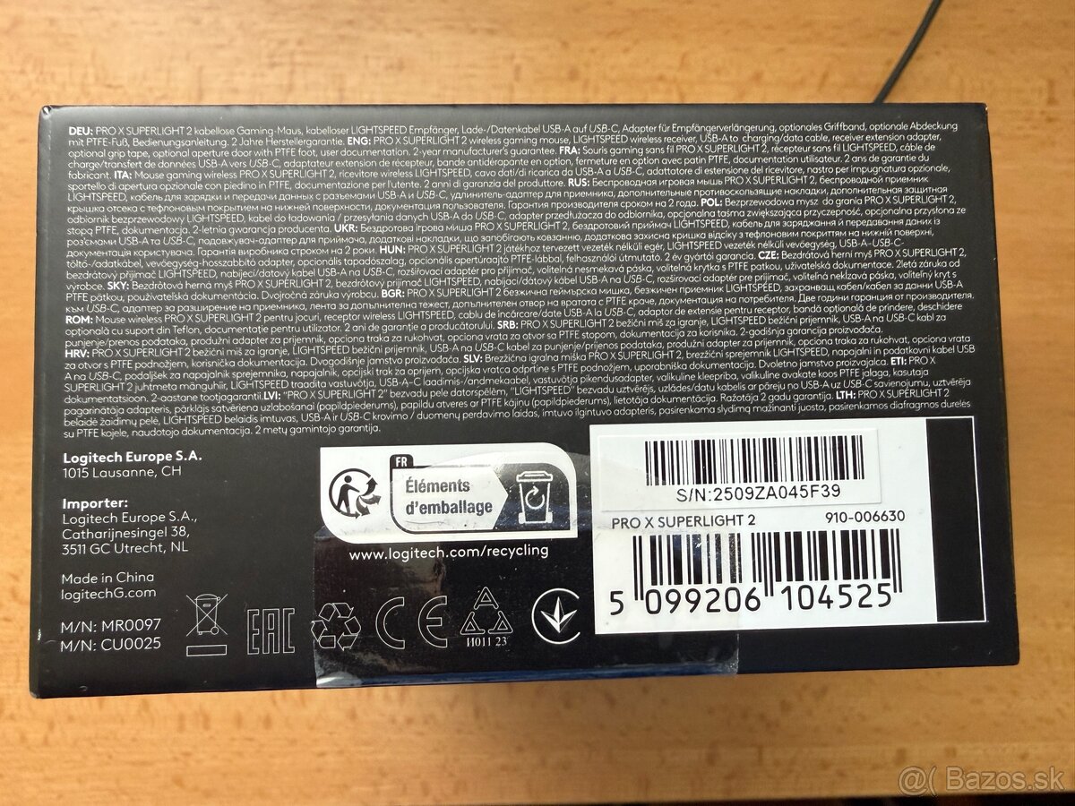 Logitech g pro x superlight 2 čierna - 5