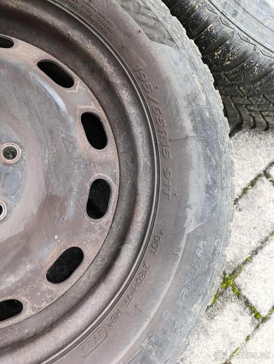 Sada zimných pneumatík Hankook 4ks na diskoch - 5