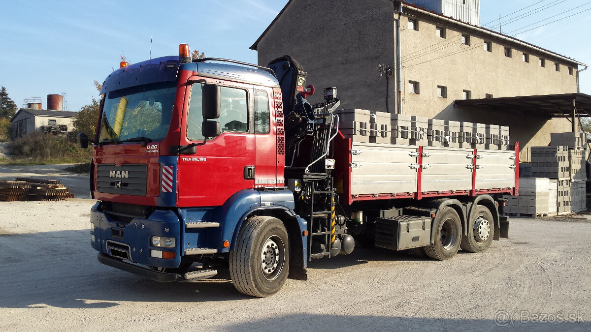 Predám MAN TGA sklápač s HR HIAB - 5