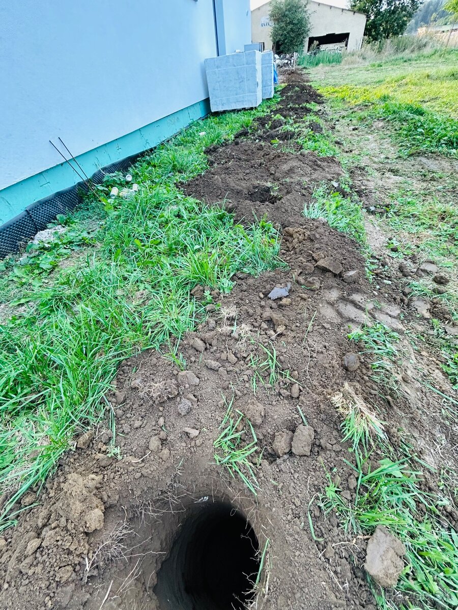 VŔTANIE DIER HYDRAULICKÝM VRTÁKOM - PLOTY, PILOTY, VRUTY - 5