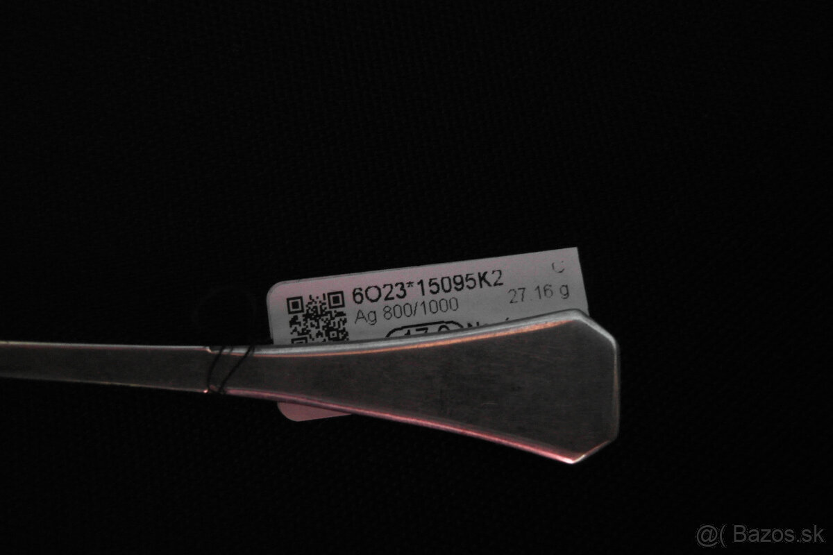 Dezertný nôž, nožík striebro - 5