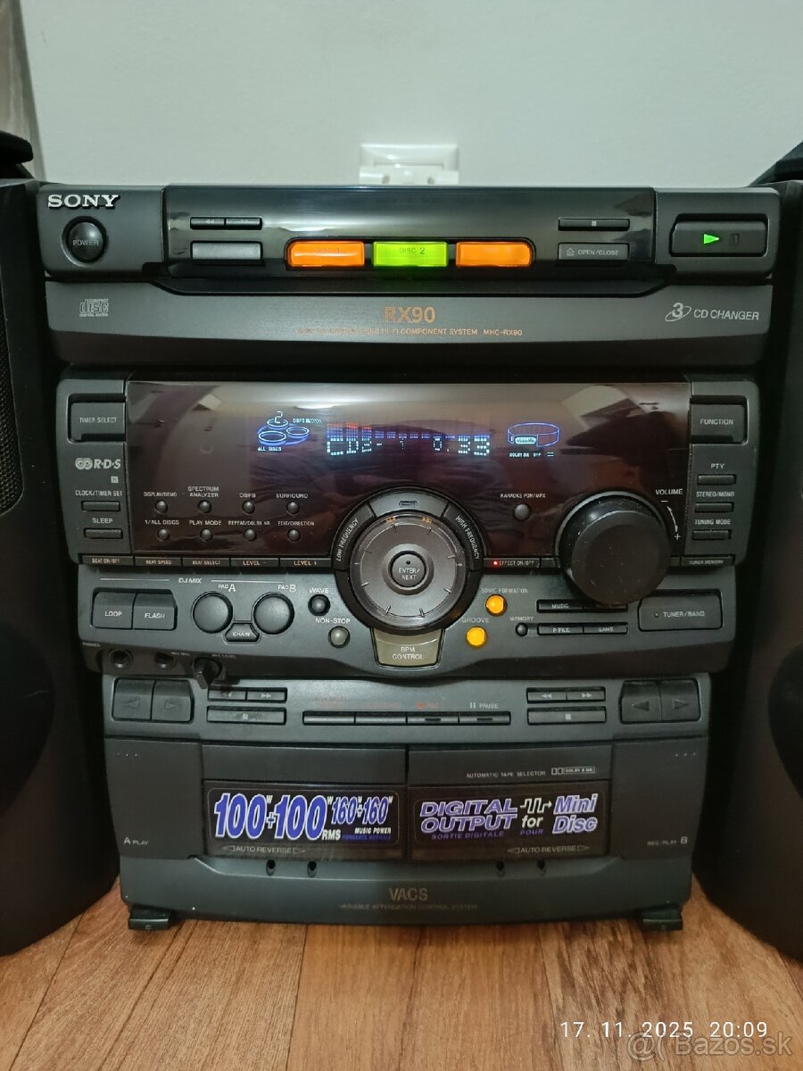 SONY RX90... plne funkčná...2x100W RMS - 5